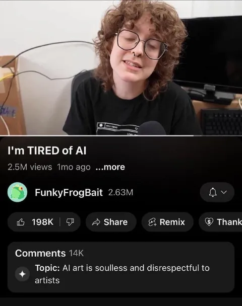 I'm TIRED of AI YouTube rant