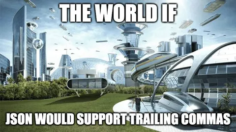 The World If JSON Supported Trailing Commas