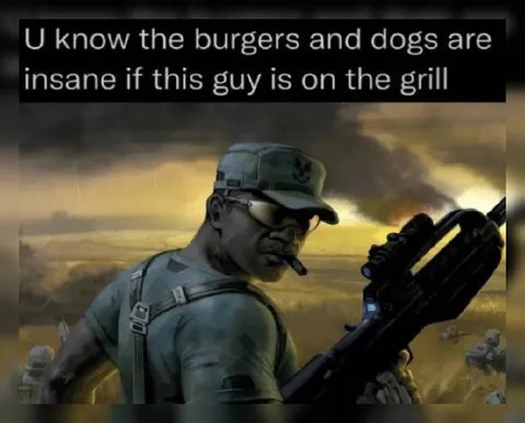 If This Guy Is on the Grill