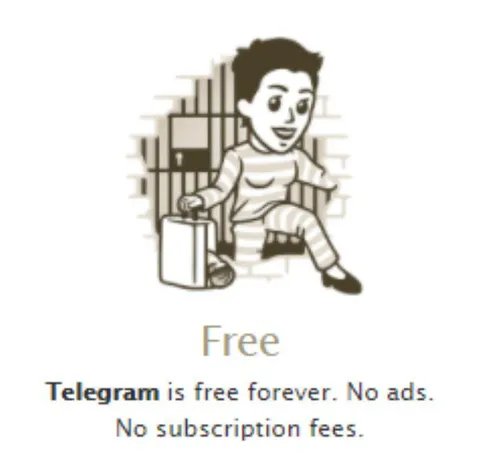 Telegram is free forever