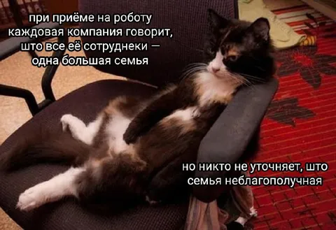 Неблагополучная корпоративная семья
