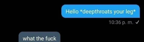Deepthroats Your Leg
