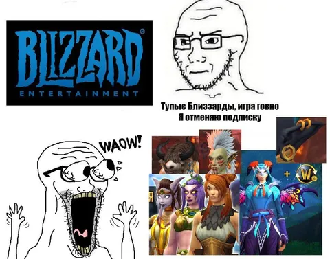 Отмена подписки на WoW