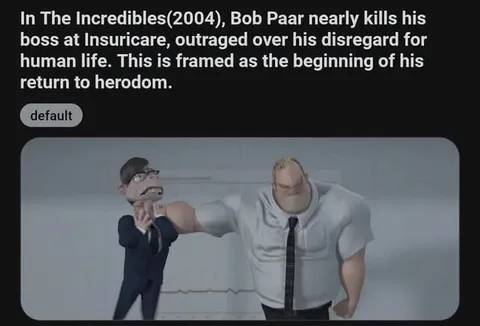 Bob Parr Punches His Boss