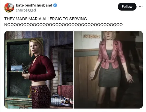 Maria Allergic to Serving
