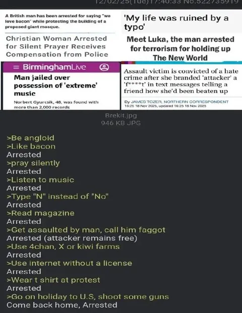 Arrested for Everything
