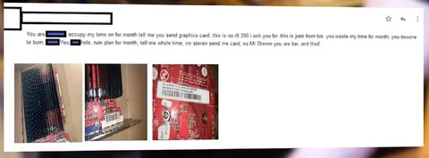 Angry Graphics Card Complaint