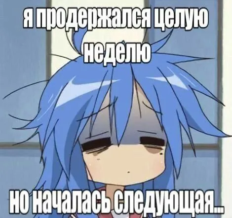 Я продержался целую неделю