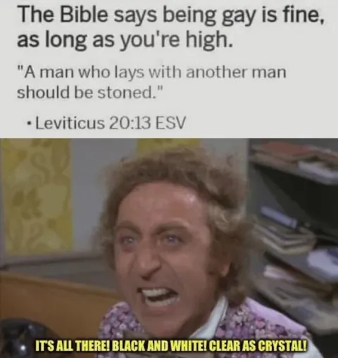 Bible Says Being Gay Is Fine