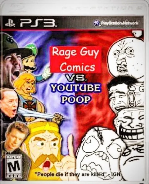 Rage Comics Versus YouTube Poop
