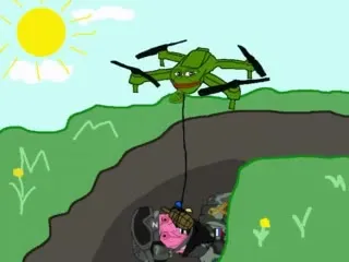 Пепе спускает розовый груз