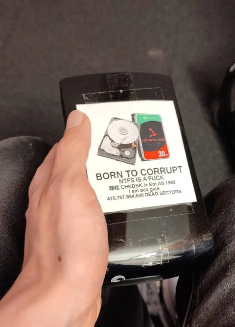 Born to Corrupt Hard Drive