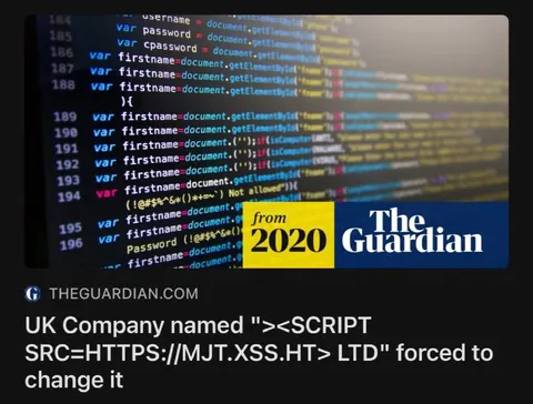 UK Company Named Script Tag