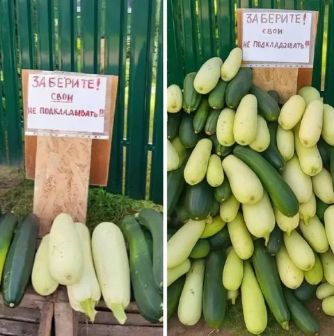 Заберите свои кабачки