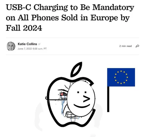 Apple Forced to Use USB-C