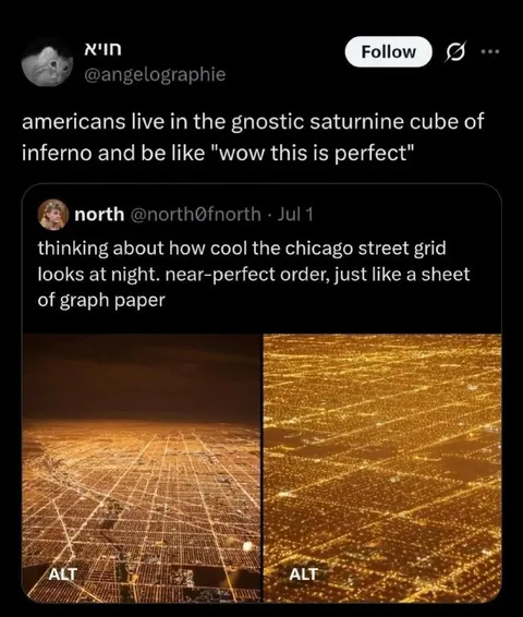 Chicago Grid Looks Perfect at Night