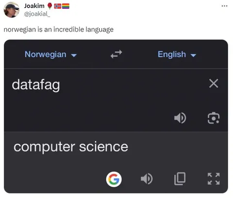 Norwegian Computer Science