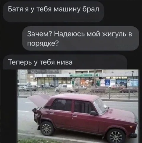 Теперь у тебя Нива