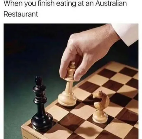 Australian Restaurant Checkmate
