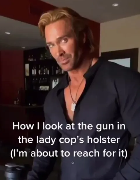 Looking at the Cop’s Gun