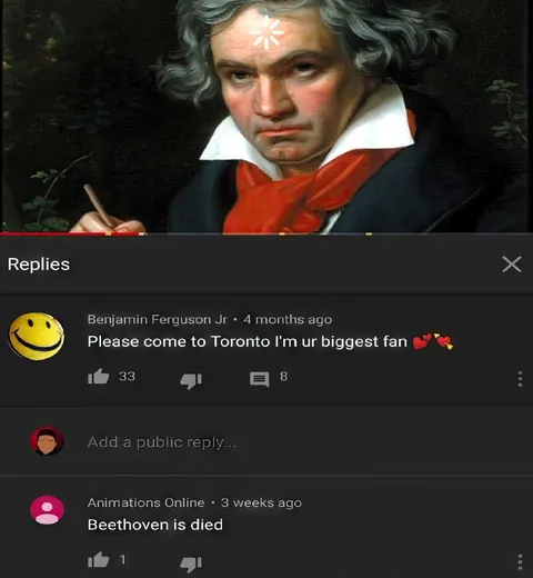 Beethoven Reads His Fan Mail