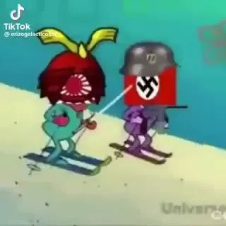 Флаги катаются на лыжах