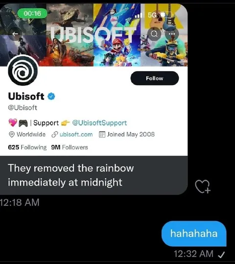 Ubisoft Removes the Rainbow