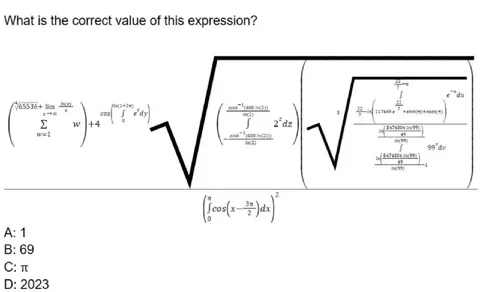 Correct Value of the Expression