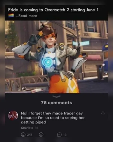 Tracer Pride Announcement Comment