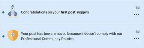 First Post Gets Removed