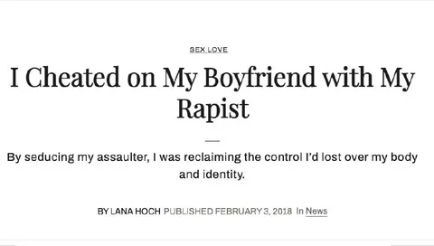 I Cheated on My Boyfriend with My Rapist
