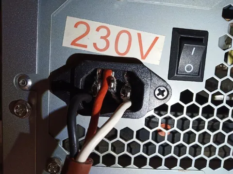 Опасное подключение 230V