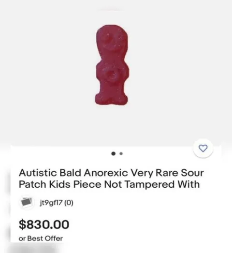 Rare Sour Patch Kids Piece Listing
