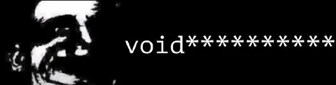 Void Staring Into Darkness