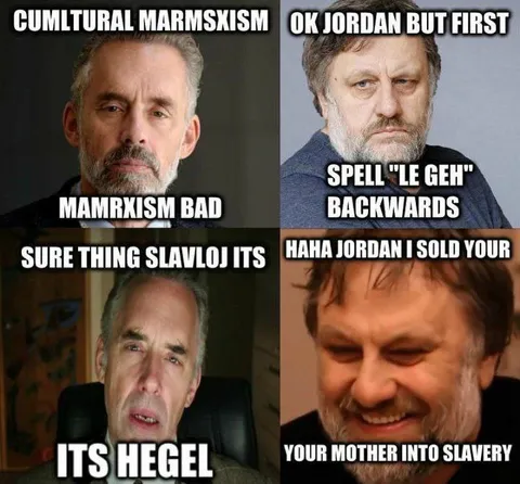 Jordan and Slavoj Wordplay