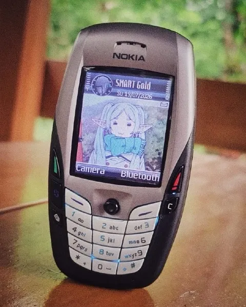 Nokia With an Anime Wallpaper