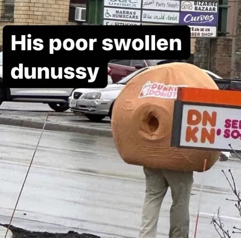 His Poor Swollen Dunussy