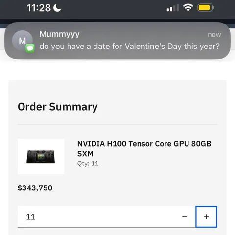 Eleven GPUs for Valentine's Day