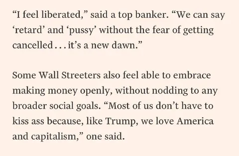 Wall Street Freedom After Cancellation