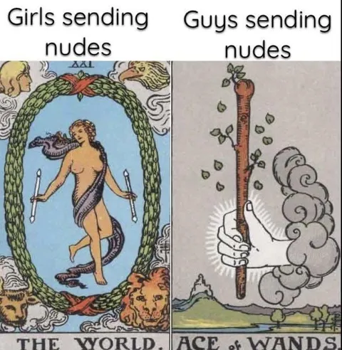 Girls vs Guys Sending Nudes