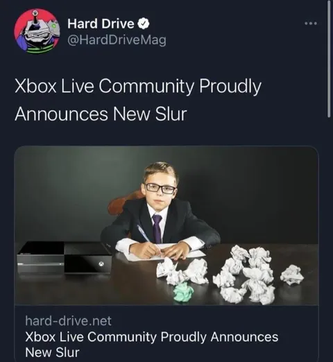 Xbox Announces New Slur