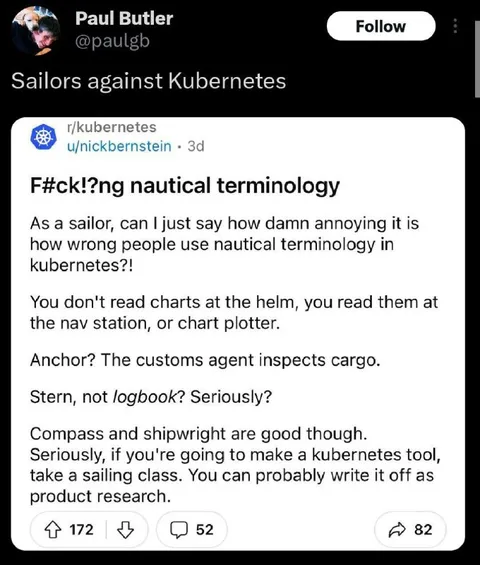 Sailors Against Kubernetes