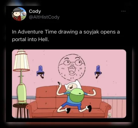 Adventure Time Soyjak Portal