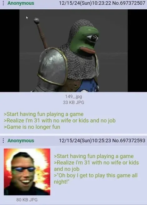 31 With No Wife or Job