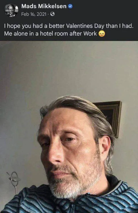 Mads Mikkelsen Alone After Work