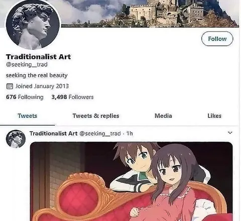 Traditionalist Art Anime Post