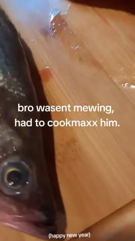 Fish Gets Cookmaxxed for New Year