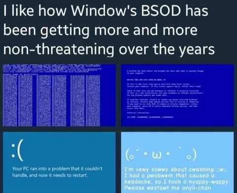 Windows BSOD Gets Friendlier