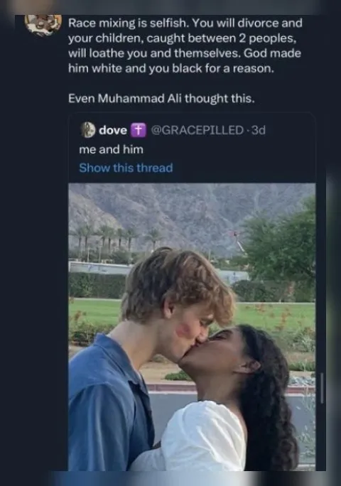 Race Mixing Meme About Muhammad Ali
