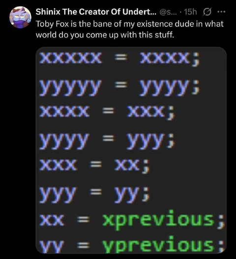 Toby Fox Equation Nightmare
